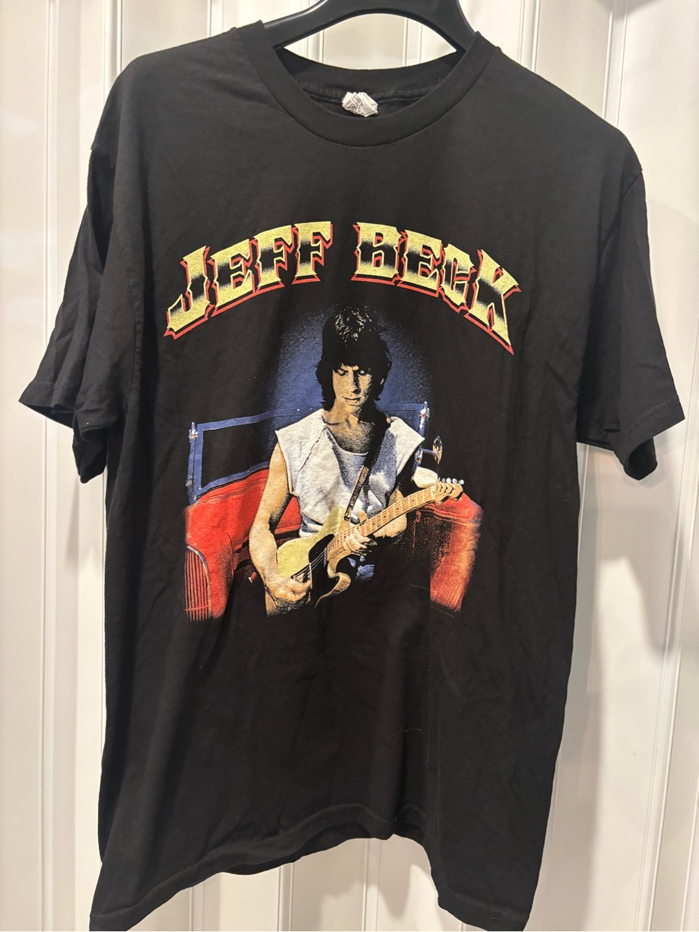 Jeff Beck Graphic Short Sleeve Tee - Size Large